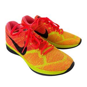 Nike Mens Flyknit Lunar 3 Hot Lava Sneakers Shoes‎ Running Trainers Size 8